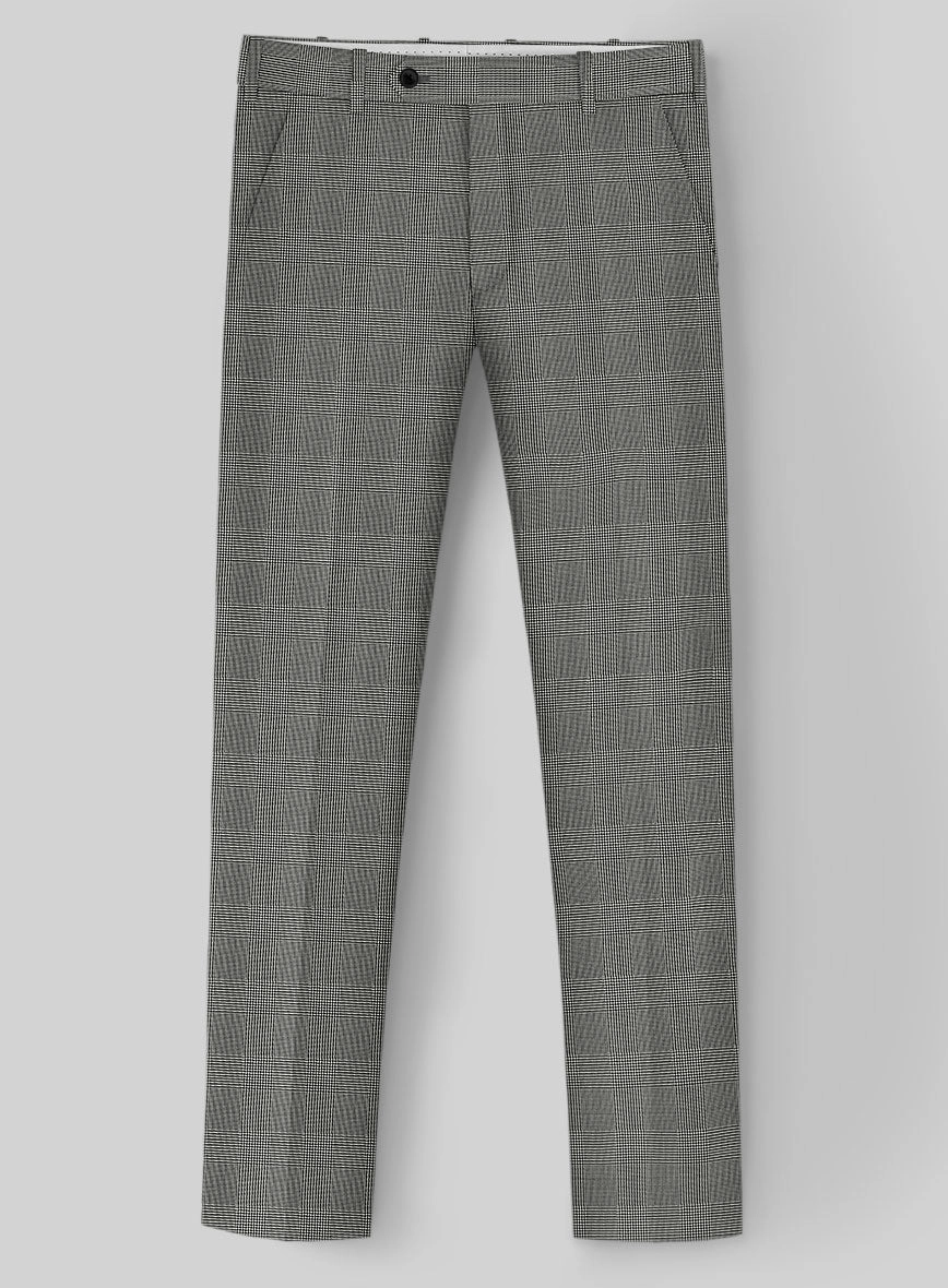 Reda Fivaro Black Checks Wool Suit