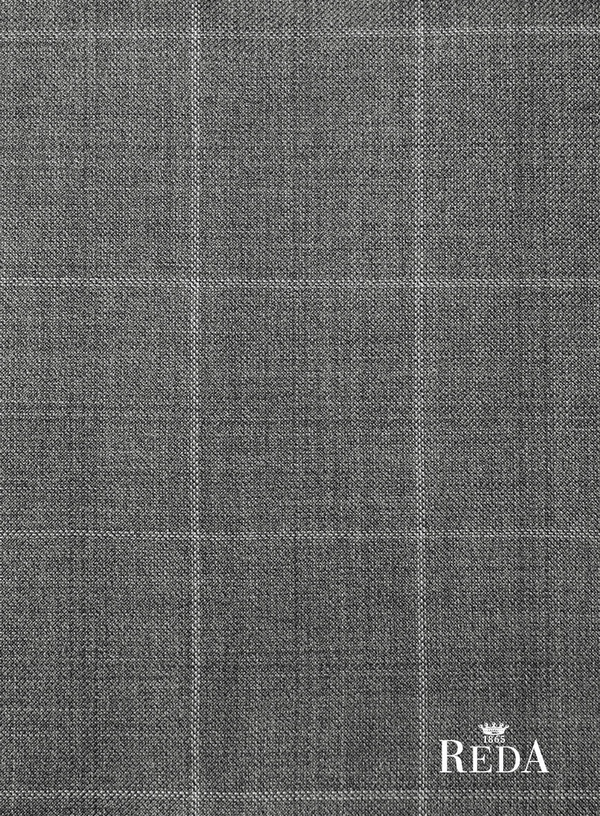 Reda Lindale Gray Checks Wool Suit