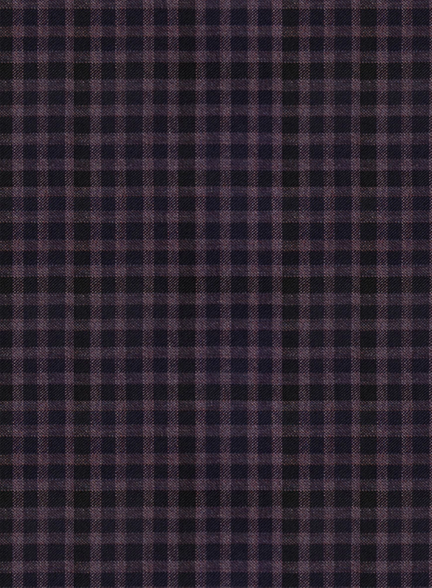 Reda Matio Purple Checks Wool Suit