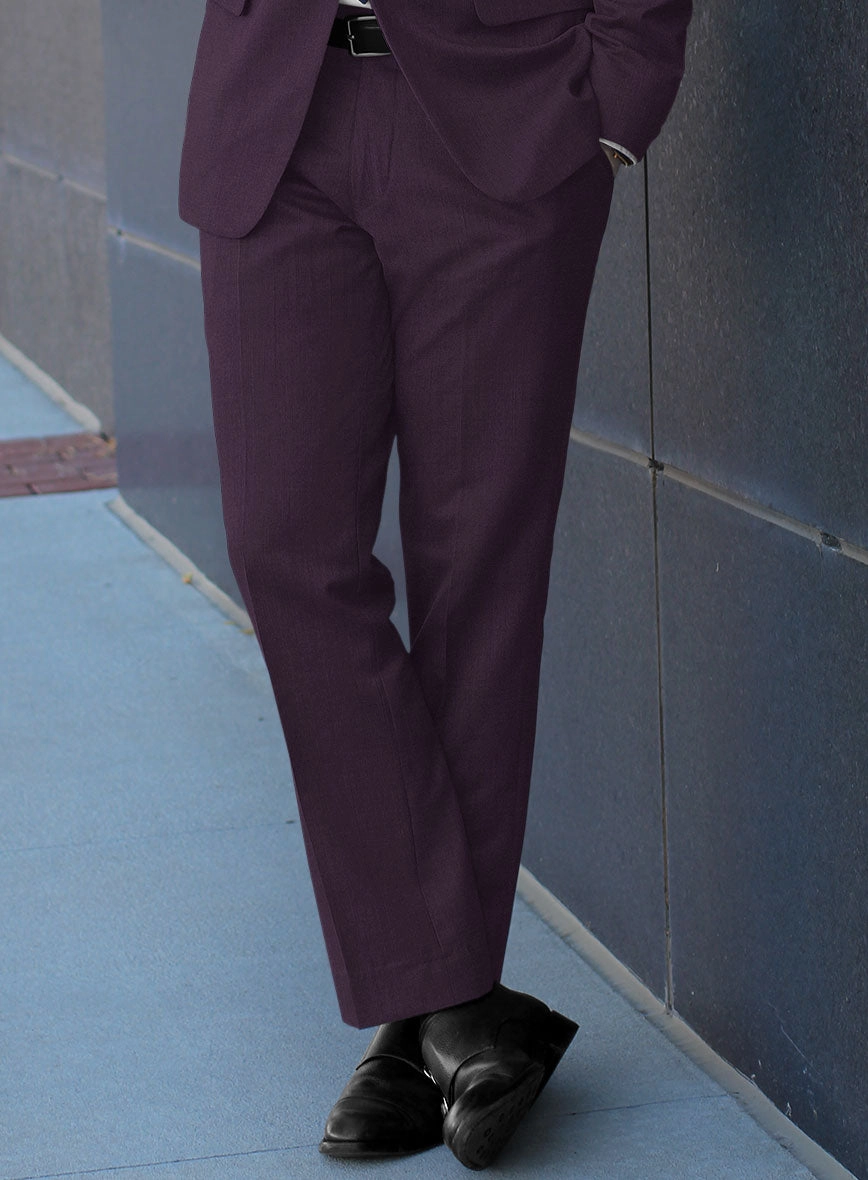Reda Mauve Wool Suit