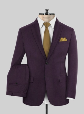Reda Mauve Wool Suit