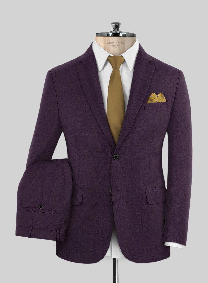 Reda Mauve Wool Suit