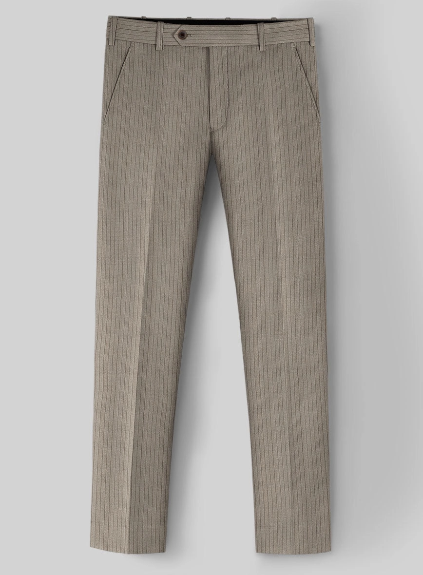 Reda Tibaro Brown Stripe Wool Suit