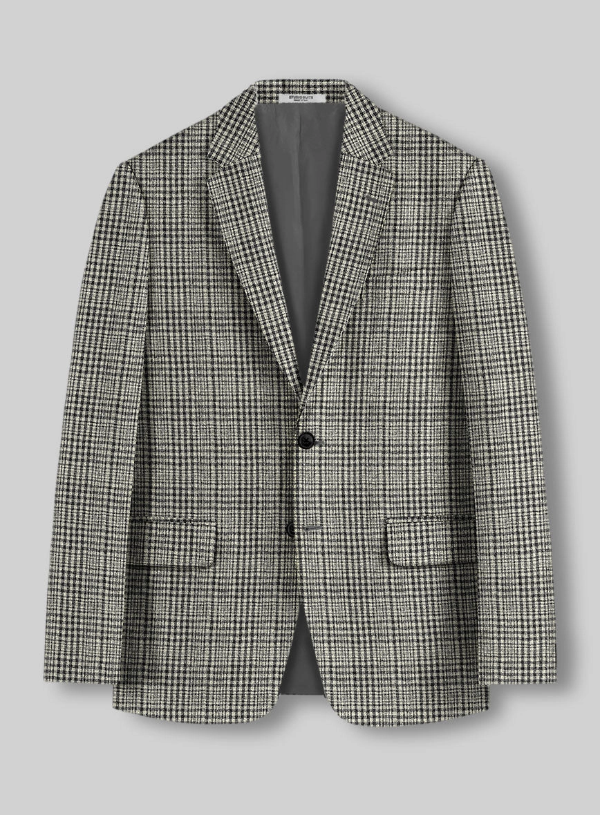 Sartori Spartaco Black Check Soft Tweed Suit