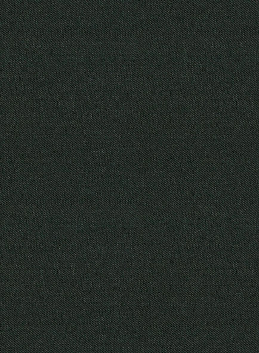 Scabal Dark Green Wool Suit