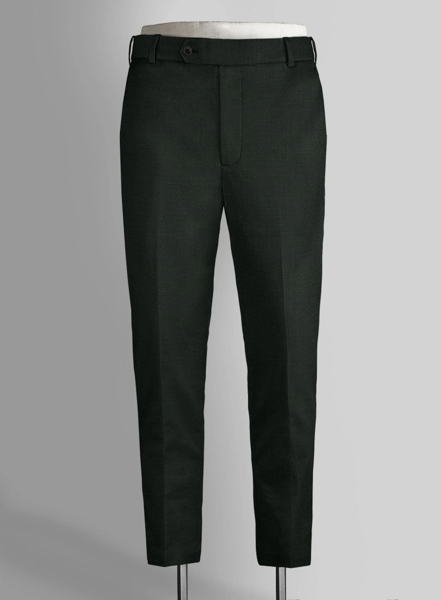 Scabal Dark Green Wool Suit