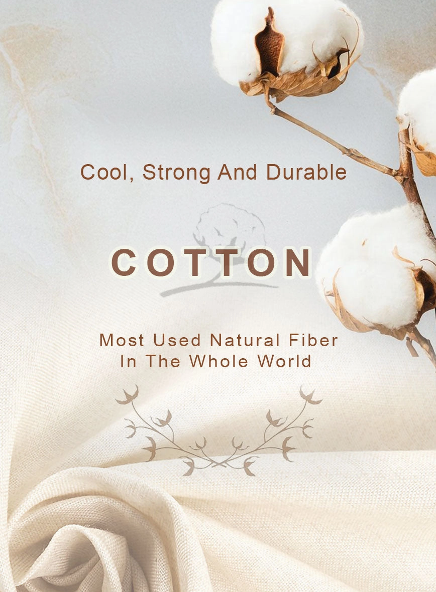 Scabal Latte Beige Cotton Stretch Suit