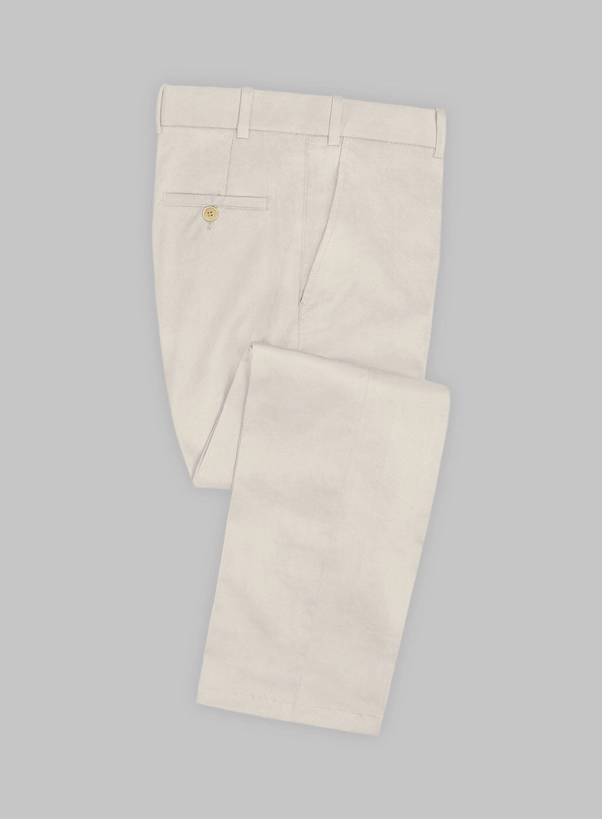 Scabal Light Beige Cashmere Cotton Suit