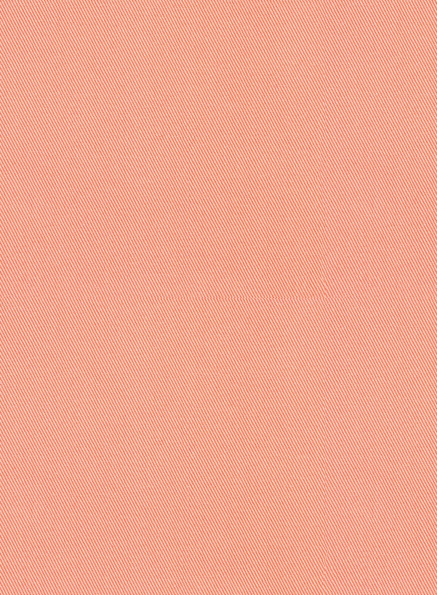Scabal Peach Cotton Stretch Suit