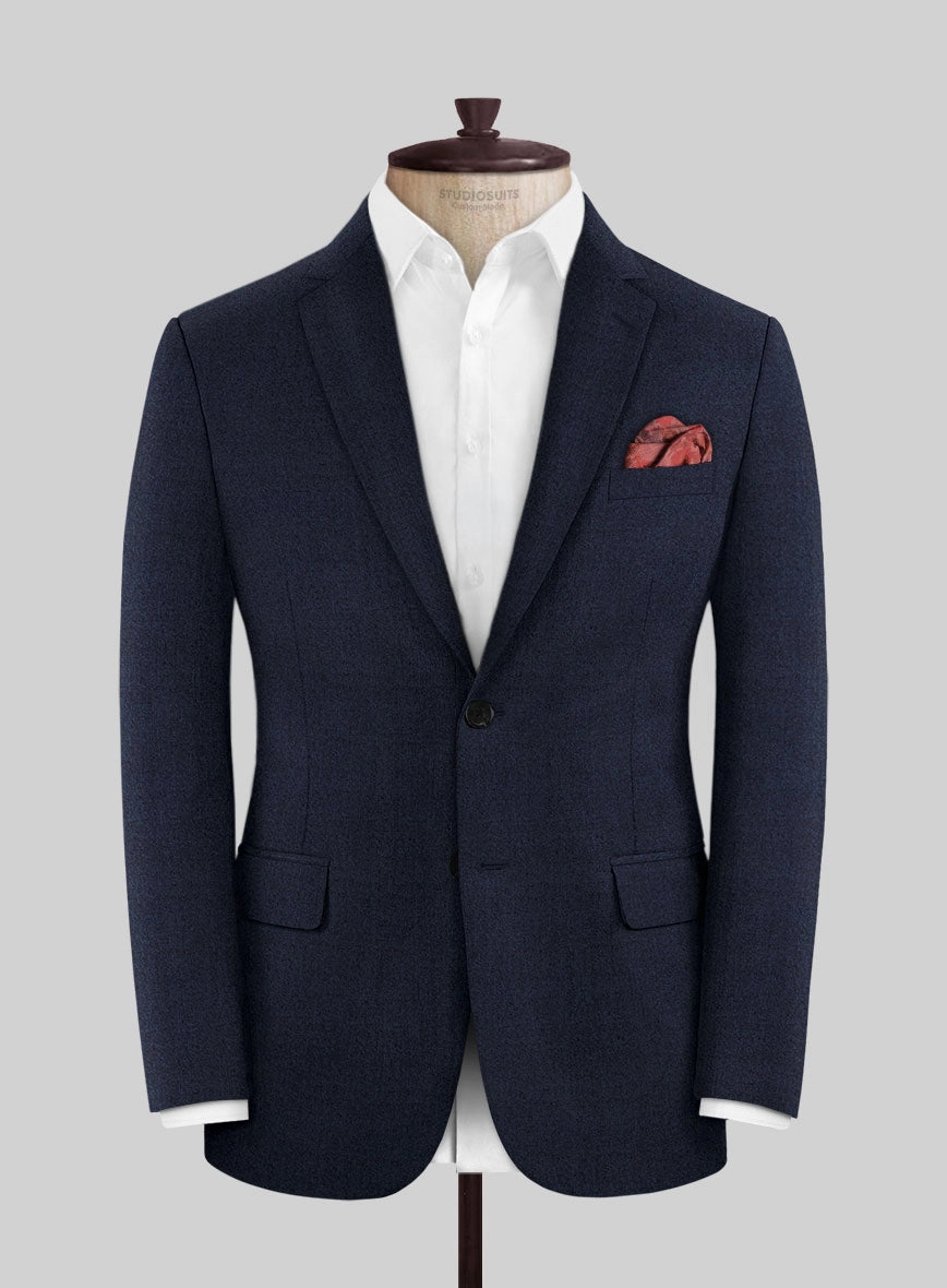 Scabal Sapphire Royal Blue Wool Suit