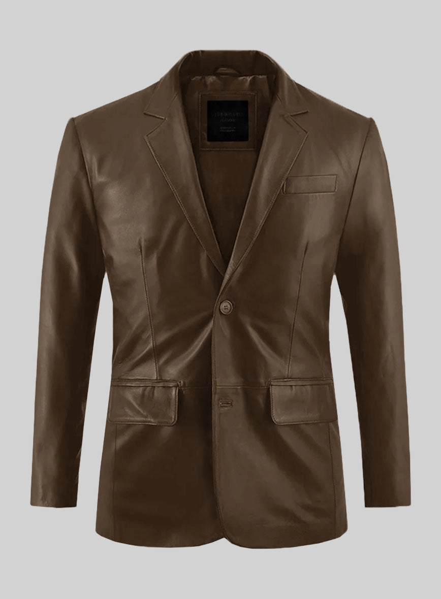 Scottish Brown Leather Suit