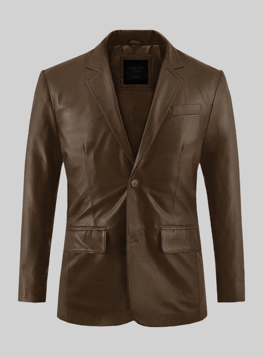 Scottish Brown Leather Suit