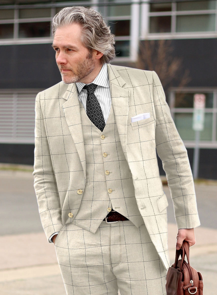 Solbiati Linen Leonea Suit