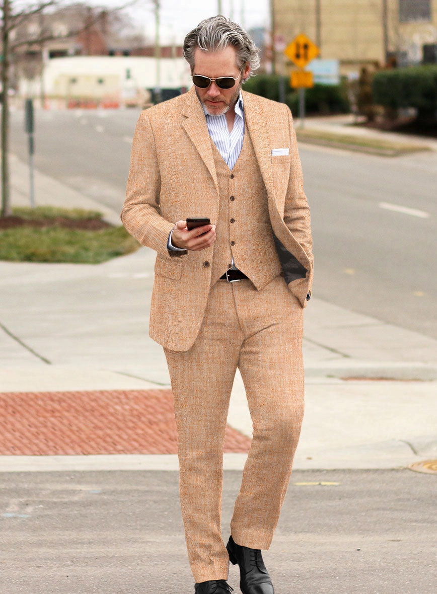 Solbiati Melon Linen Suit