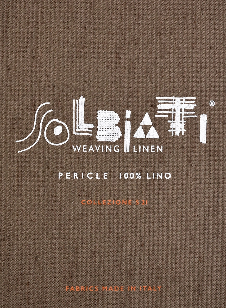 Solbiati Pericle Beige Linen Suit