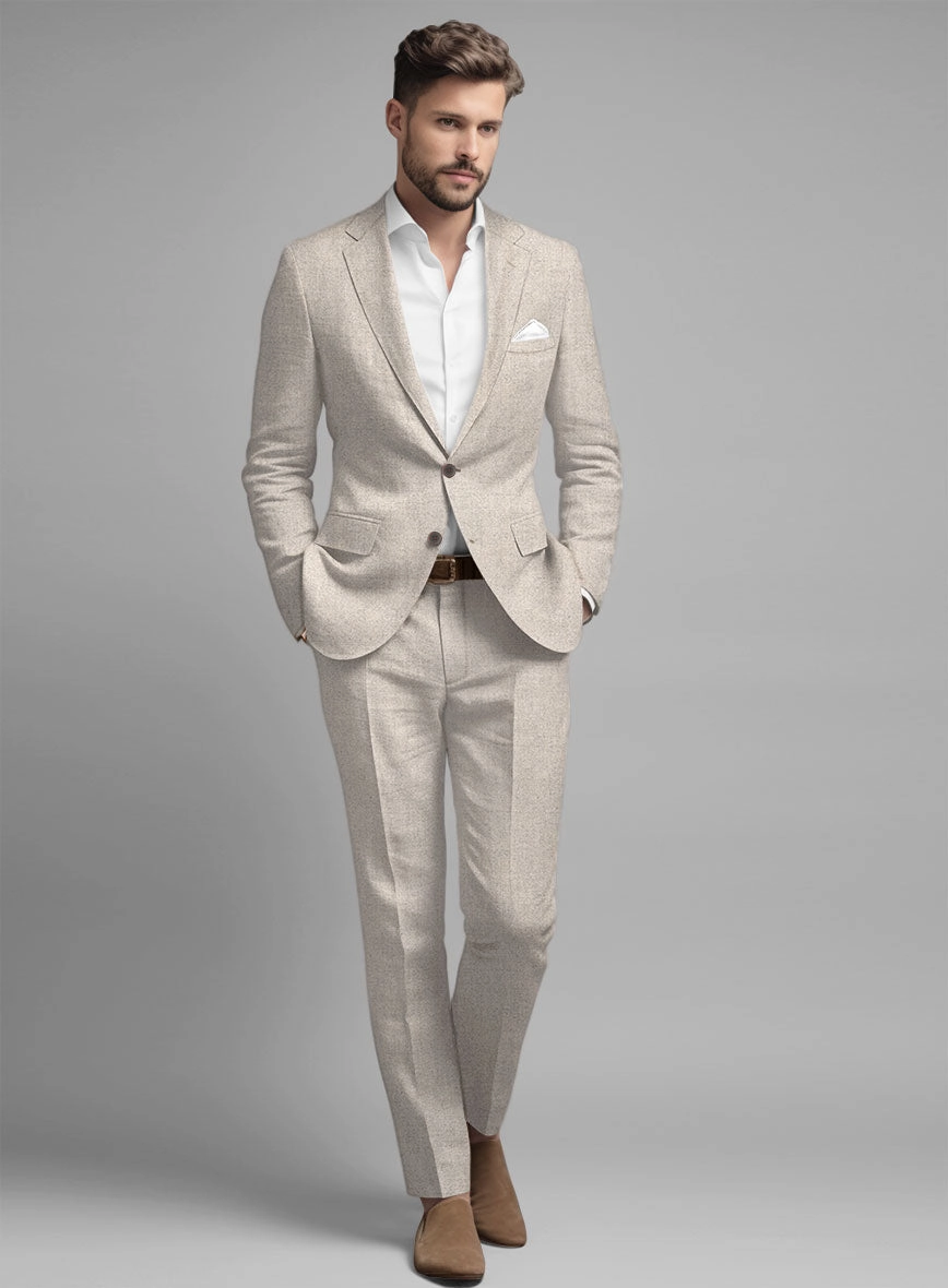 Solbiati Pericle Beige Linen Suit