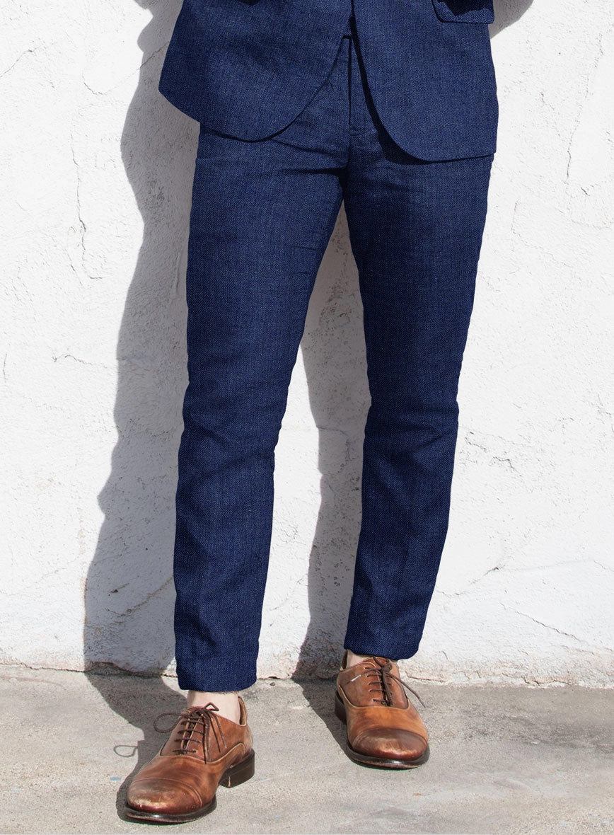 Solbiati Pericle Blue Linen Suit