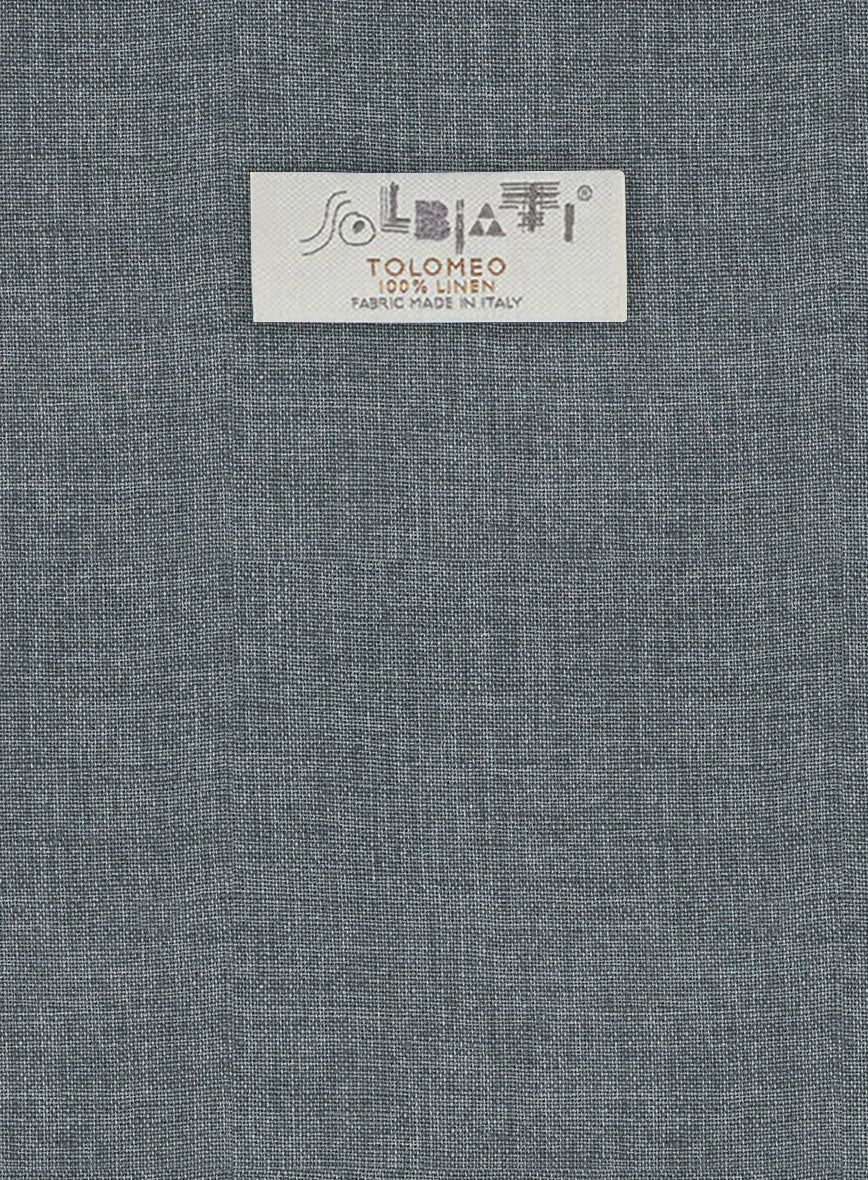 Solbiati Stone Gray Linen Suit
