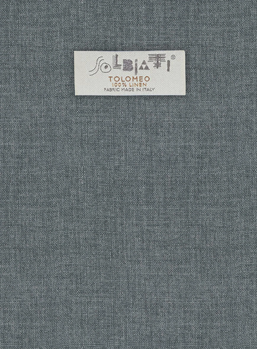 Solbiati Stone Gray Linen Suit