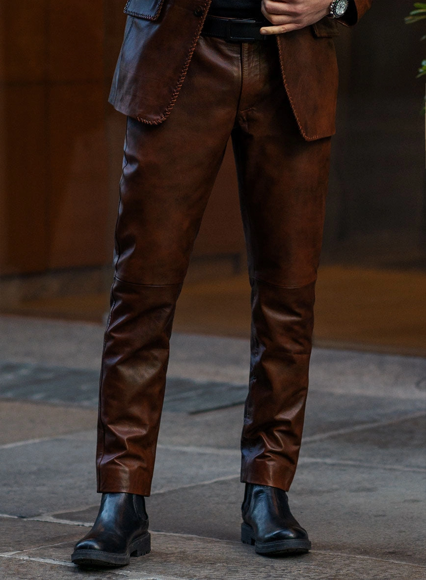 Spanish Brown Medieval Leather Suit