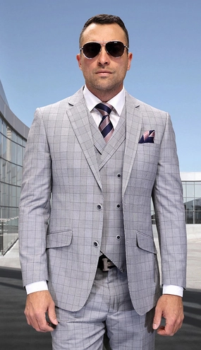 Statement  ATRANI-BK Mens Suit