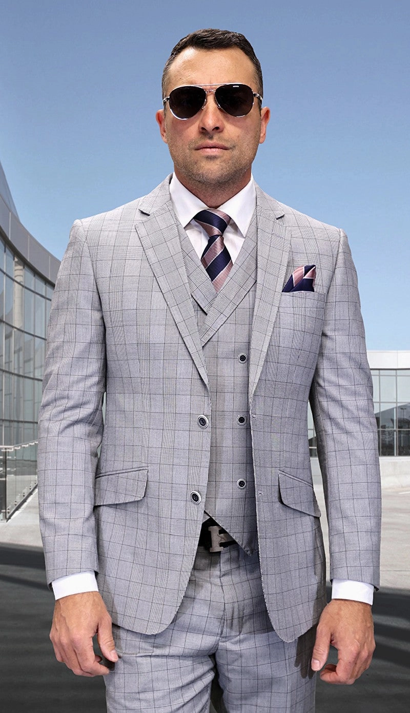 Statement  ATRANI-BK Mens Suit