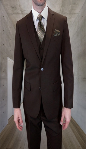 Statement  TS-2V-BR Mens Suit