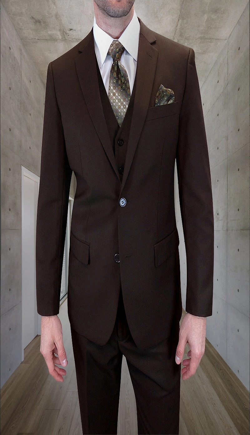 Statement  TS-2V-BR Mens Suit
