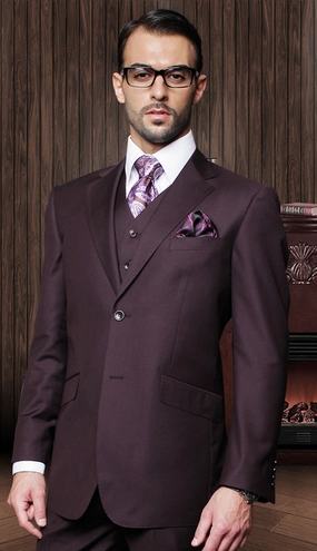 Statement  TZ-100-PL Mens Suit