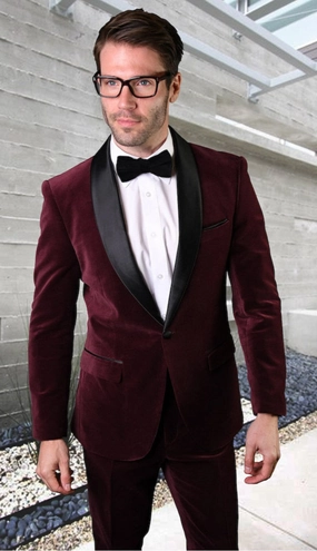 Statement  VL-100-BU Mens Suit