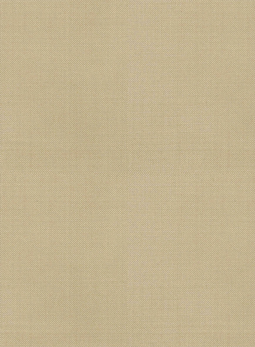 Stretch Beige Wool Suit