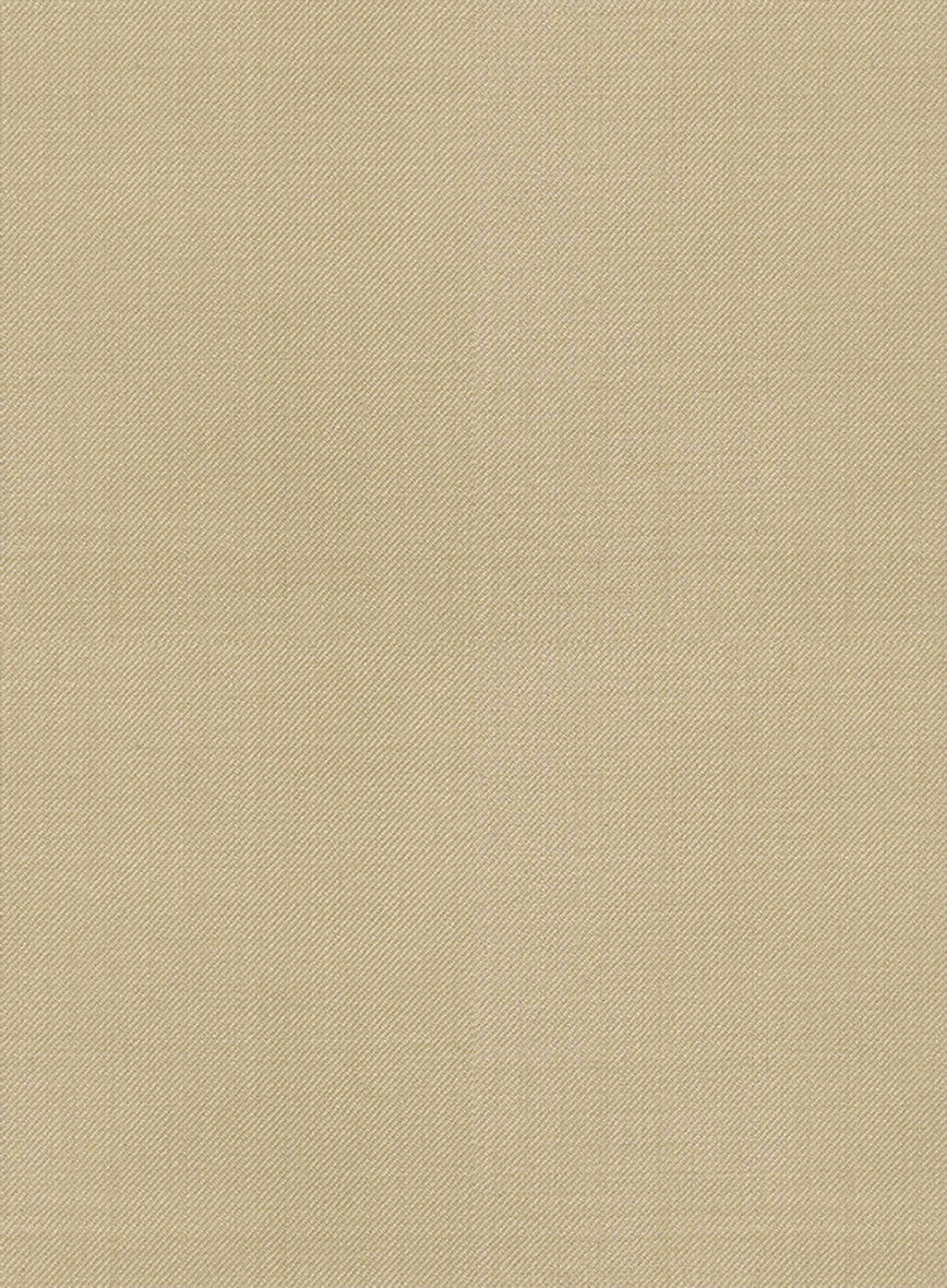 Stretch Beige Wool Suit