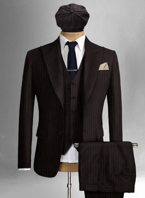 Thomas Shelby Peaky Blinders Brown Wool Suit
