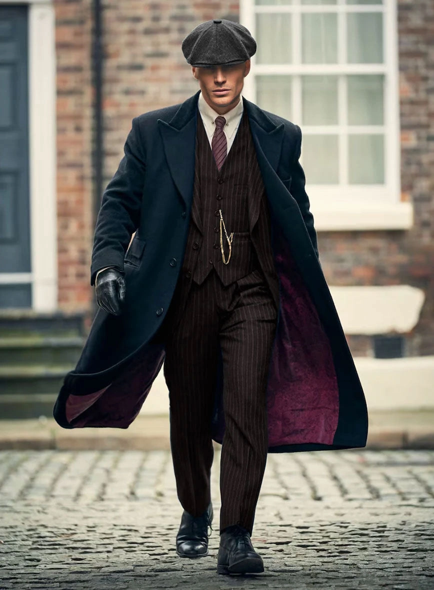 Thomas Shelby Peaky Blinders Brown Wool Suit