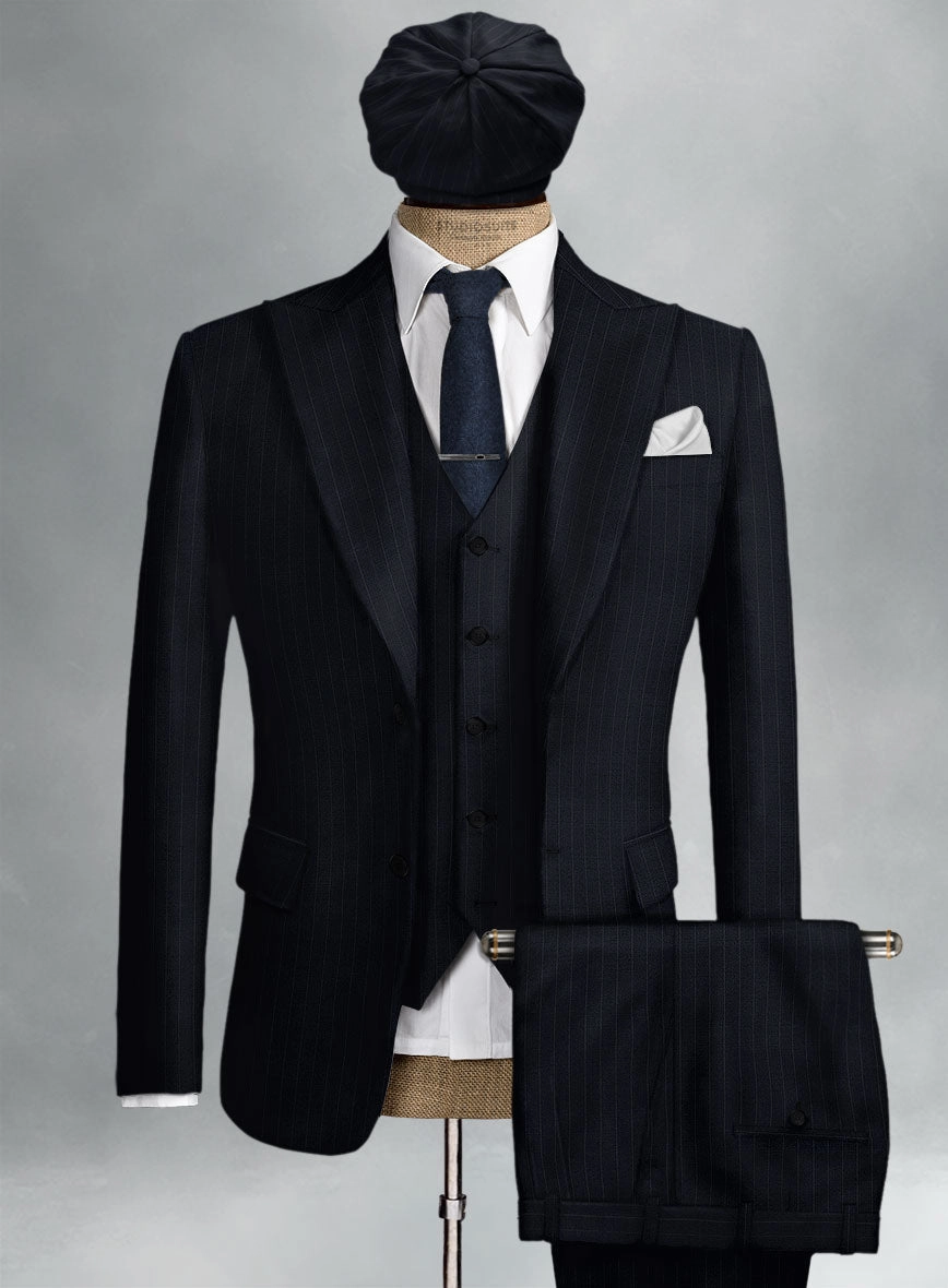 Thomas Shelby Peaky Blinders Deep Blue Wool Suit