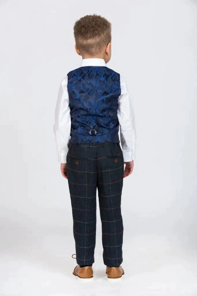 Three-Piece Suit for Children - Tweed Eton