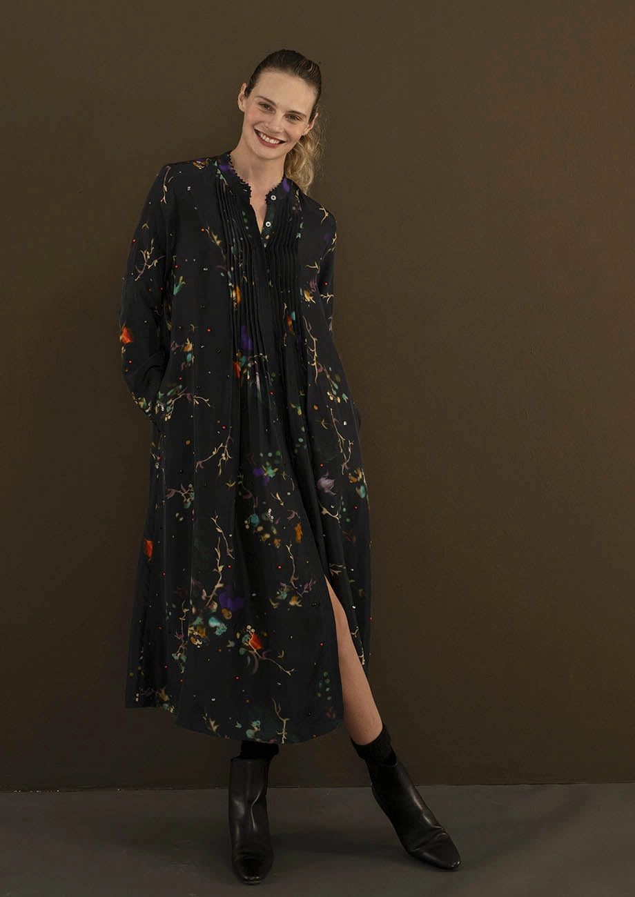 Tuxedo Midi Dress