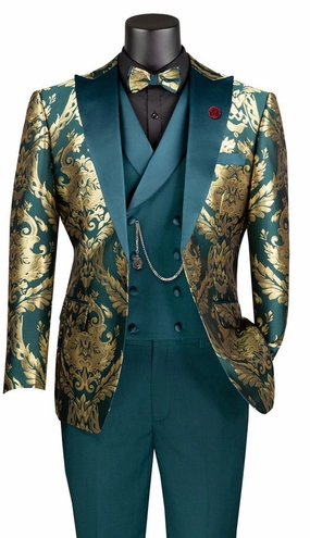 Vinci  MVJQ-1-EMR  Mens Suit