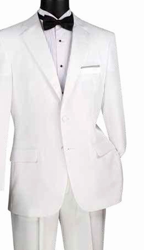 Vinci T-2PP-WHT Mens Tuxedo