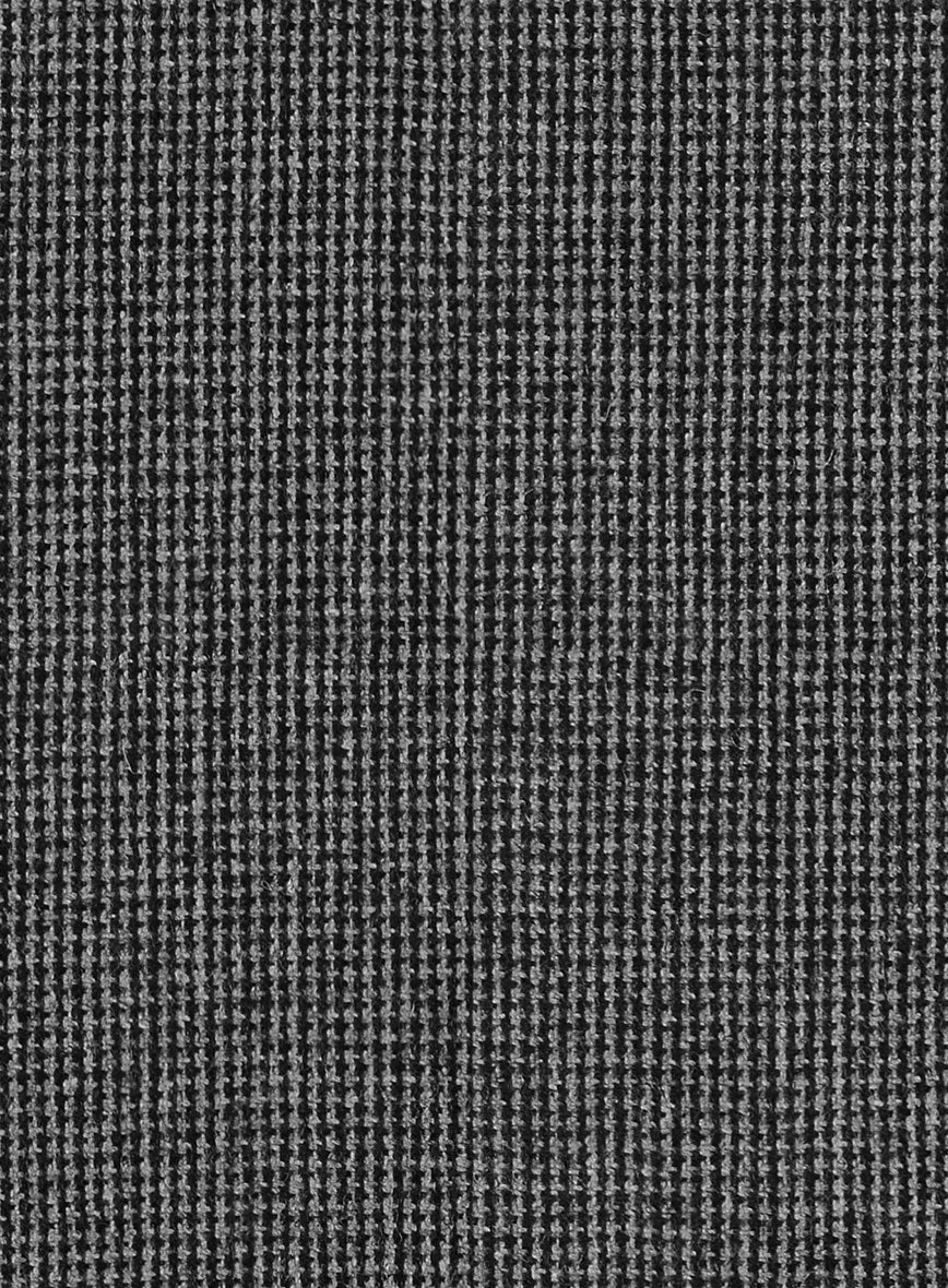 Vintage Gray Macro Weave Tweed Suit