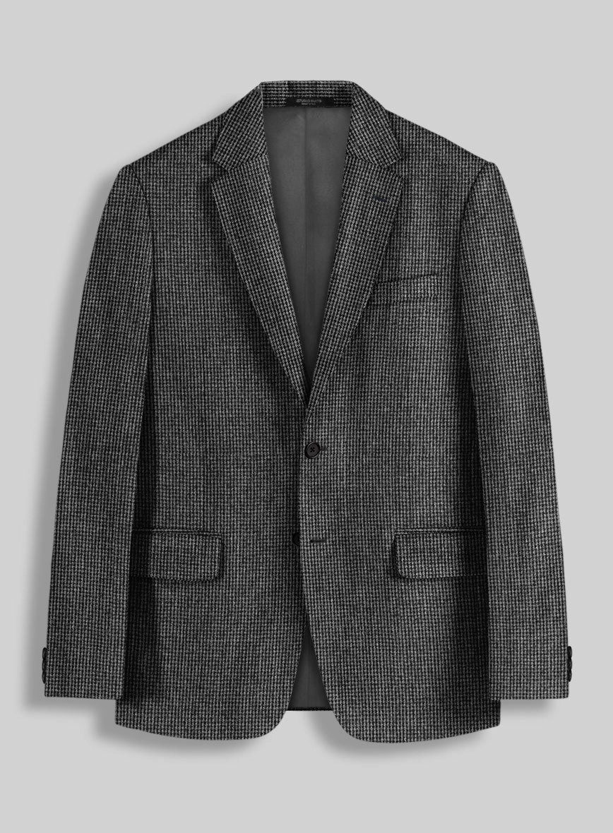 Vintage Gray Macro Weave Tweed Suit
